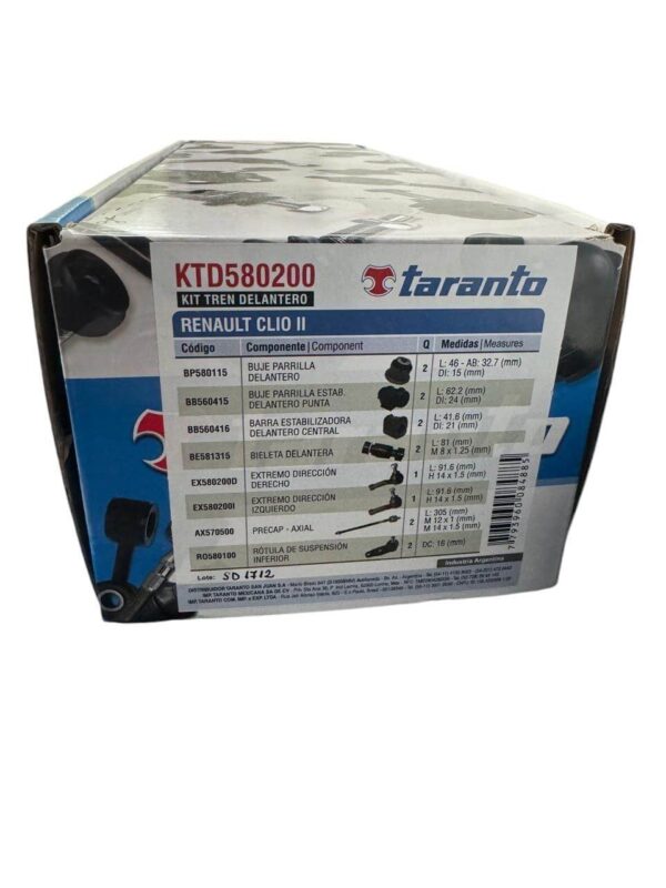 KIT TREN DELANTERO RENAULT CLIO II KANGOO - Image 2